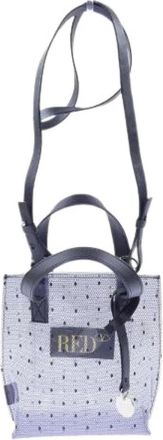 Valentino Pre-owned Leren Schoudertas - Dames - Vintage Handtas - Blauw - ONE Size - Leer - Vintage