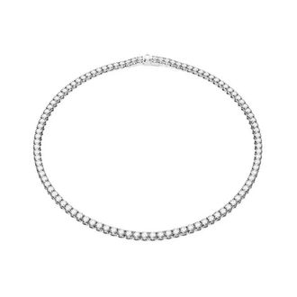 Swarovski Accessoires, Dames, Grijs, ONE Size, Matrix Tennis Ketting