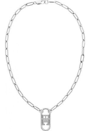 Tommy Hilfiger Womens 2780725 Ladies Necklaces - Silver Stainless Steel - One Size