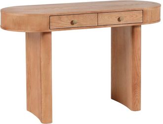 Safavieh Couture Gialana 2-Drawer Oval Wood Desk
