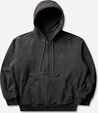 Carhartt Work in Progress Men s Vista Hooded Sweatshirt Black (Garment Dyed)