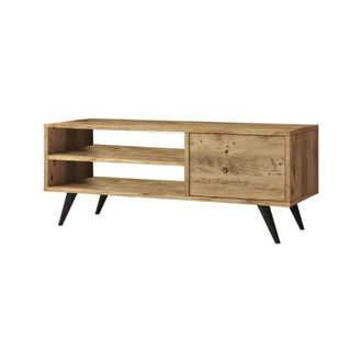 Dmora Mueble tv efecto madera roble 110x40h44 cm