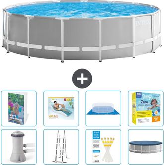 Intex Piscina Prism Frame Redonda - 457x122 Cm - 9-piezas S639