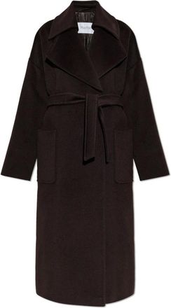Max Mara Abrigo de lana Panda - Coats - Mujer - Marr&oacute;n - 3XS
