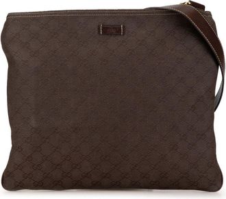 Gucci Borsa a tracolla in tela GG 2000-2015 - Marrone