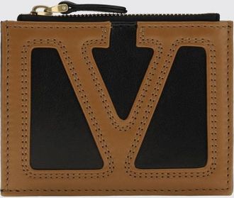 Valentino Garavani Portacarte di credito Viva Superstar Valentino Garavani in pelle