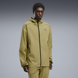 Puma Giacca sportiva da uomo PUMATECH a 4 vie elasticizzata, dal taglio morbido, Abbigliamento, Marrone, XXL