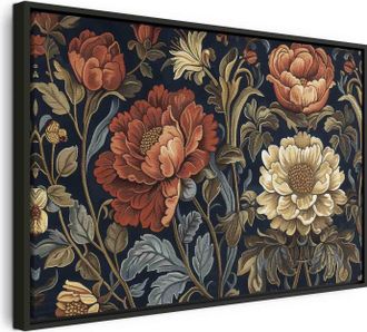 Artgeist Cuadro Decorativo Artgeist Motivo Floral Retro 120x80 Cm