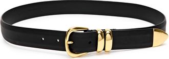 Anderson's Grained Leather Belt - Black - 95 (UK16/xL)