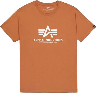 Alpha Industries T-Shirt ALPHA INDUSTRIES Basic T-Shirt BL, Herren, Gr. XS, braun (hazel braun), Obermaterial: 100% Baumwolle, Shirts T-Shirt