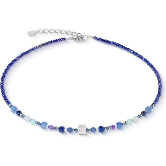 Coeur de Lion Shape Mix Spikes Necklace in Blue Moon at Nordstrom