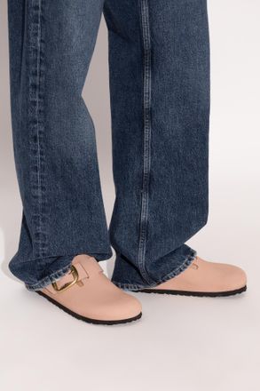 Birkenstock Boston Big Buckle Mules, Womens, Pink