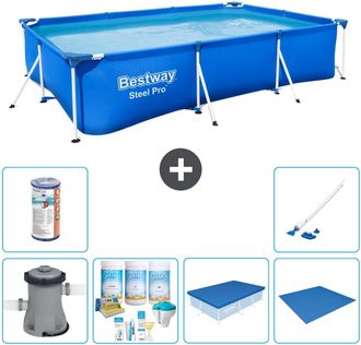 Bestway Piscina Bestway Steel Pro Rectangular - 300x201x66 Cm - 8-piezas S21564
