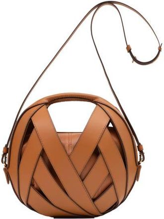 Perrin Paris Le Petit Panier Xbody Classic in Caramel W/Espresso at Nordstrom