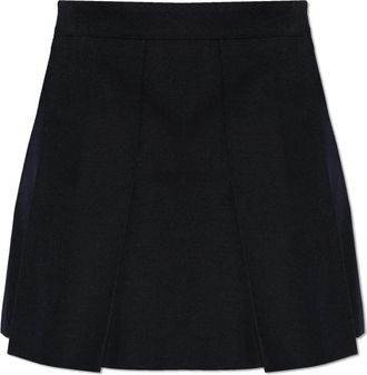 A.P.C. Geplooide Rok - Dames - Korte rokken - Blauw - XS - Katoen - Rokken