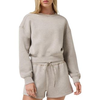 Travis Mathew Cloudscape Sweatshirt in Heather Savannah Tan at Nordstrom Rack, Size X-Large