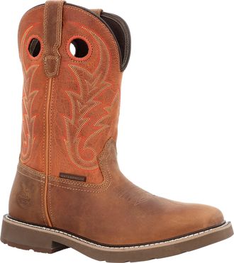 Georgia Georgia Mens Gb00693 Short Boot Core 37 Western In /Rust M