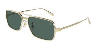Dunhill DU0076S 005 Mens Sunglasses Gold Size 59