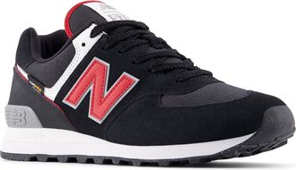 New Balance Sneaker NEW BALANCE 574, Damen, Gr. 37,5, schwarzer nb navy, Leder, Synthetik, Textil, Schuhe Sneaker
