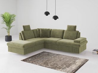 Sit&more Ecksofa »Moreno L-Form, B: 238 cm« mit Armteilverstellung, optional Bettfunktion