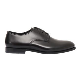 Doucal's Derby Veterschoen - Heren - Nette schoenen - Zwart - 40 EU - Leer - Schoenen