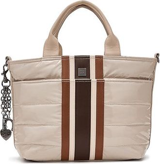 Think Royln Getaway Tote Handbags Blonde Patent, Polyester