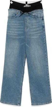 Prototypes Jeans con vita elasticizzata - Blu