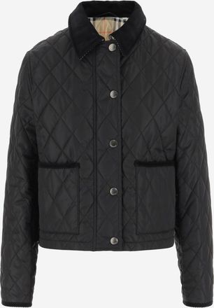 Burberry Black Quilted nylon jacket
