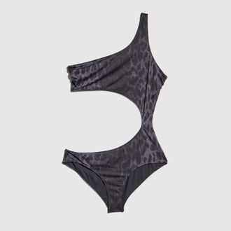 Gucci Printed Stretch Jersey Swimsuit, Black, Ready-to-wear