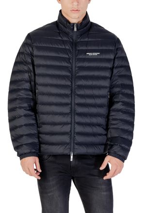 A|X Armani Exchange Mens Padded Puffer Jacket - Dark Blue - Size X-Large