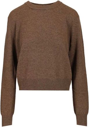 Lisa Yang Greer Crewneck Jumper - female - Lisa Yang - Cashmere Knitwear - Brown - M - Knitwear