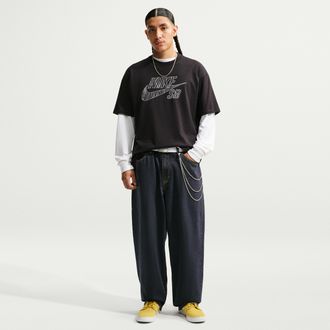 Nike Mens Nike SB Yuto Horigome Denim Skate Pants in Blue | IM5635-451