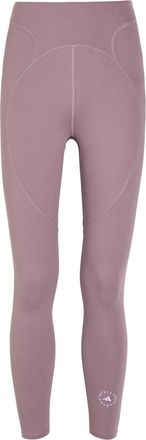 Stella McCartney Adidas X Stella Mccartney 7/8 Stretch-jersey Cropped Leggings - Purple - S (UK8-10 / S)