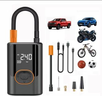 OEM Compresor De Aire Port&aacute;til Para Inflar Neum&aacute;ticos, 150 Psi, Con Man&oacute;metro Digital, Bomba De Aire Inteligente Para Veh&iacute;culos, Motocicletas, Neum&aacute;ticos 