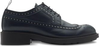 Burberry Brogues in pelle con borchie - Nero