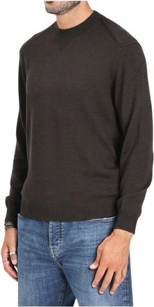 A|X Armani Exchange Pullover met ronde hals - Heren - Truien - Bruin - Maat: S Katoen