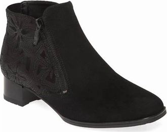 Ara Womens Geraldine Graz Ankle Bootie In Black