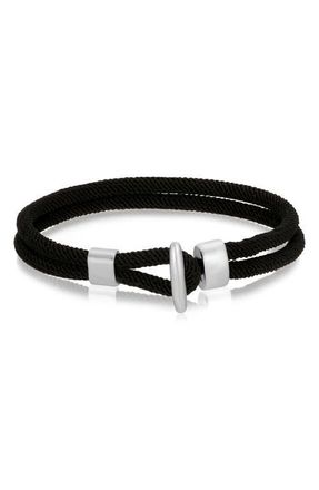 Mr.Ettika Mens Paracord Bracelet in Black at Nordstrom