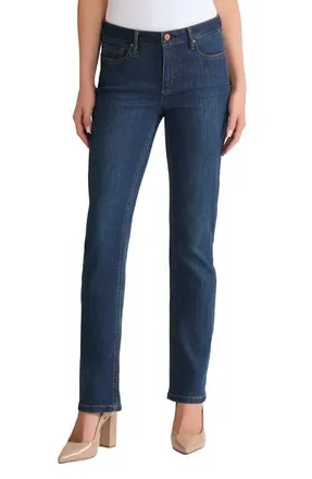 Jones New York Lexington Straight Leg Jeans in Westpoint Wash at Nordstrom, Size 10P