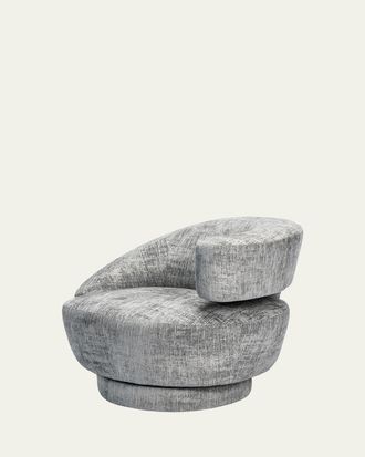 Interlude Home Arabella Right-Arm Swivel Chair