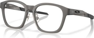 Oakley 50mm Square optical glasses in Grey at Nordstrom