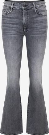 Mother Jeans mit ausgestelltem Bein aus Baumwolle The Weekender