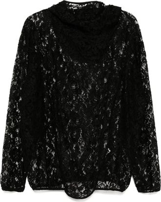 Juntae Kim Camicia Slashed - Nero