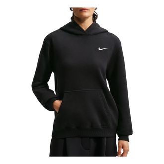 Nike (WMNS) Nike Studio Fleece Medium Weight Hoodie Total Black IR8301-001