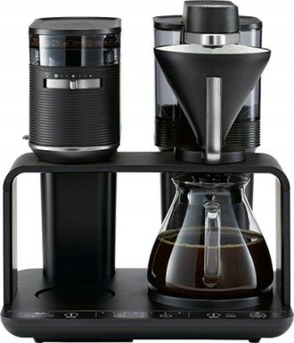 MELITTA Epos Cafetera El&eacute;ctrica Negro Y Plata 1 Litro