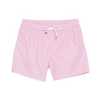 Fedeli Beachwear, male, Pink, Size: XL Madeira Swim Trunk