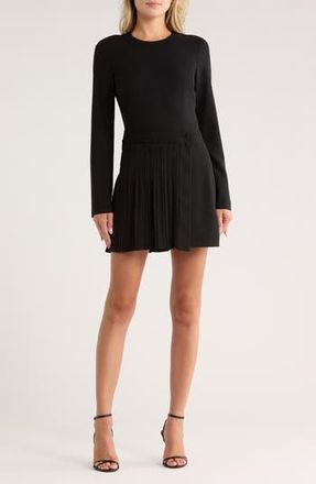 SIMKHAI Zabelle Long Sleeve Minidress in Black at Nordstrom Rack, Size 4