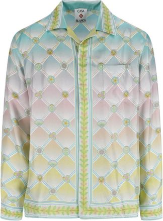 Casablanca Camicia In Seta Cady Icons