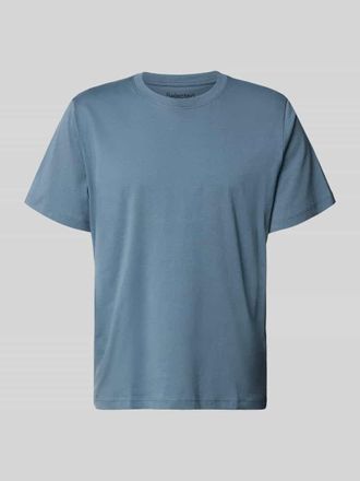 Selected Regular Fit T-Shirt aus reiner Baumwolle Modell ASPAN in Rauchblau, Gr&ouml;&szlig;e XXL