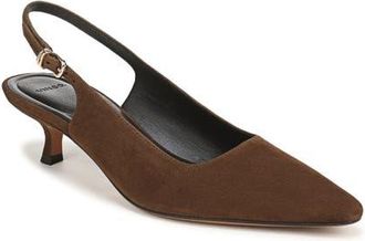 Vince Sabra Slingback Kitten Heel Pump in Clove at Nordstrom, Size 7.5